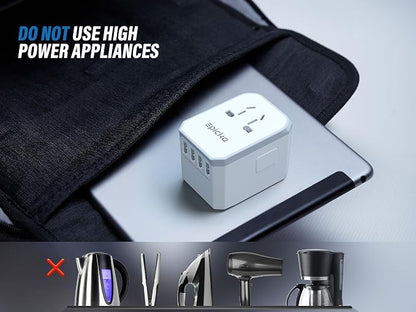 EPICKA Universal Travel Adapter, European Travel Plug Adapter - Image 7