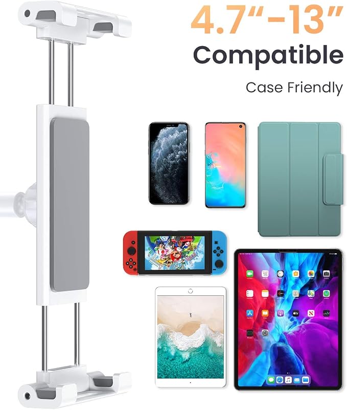 LISEN Tablet Stand Tablet Holder, Adjustable iPad Stands - Image 4