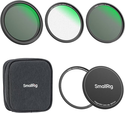 SmallRig 5-in-1 Magnetic 67mm Lens Filter Kit: VND + CPL + Black Mist 1/4 + - Image 9