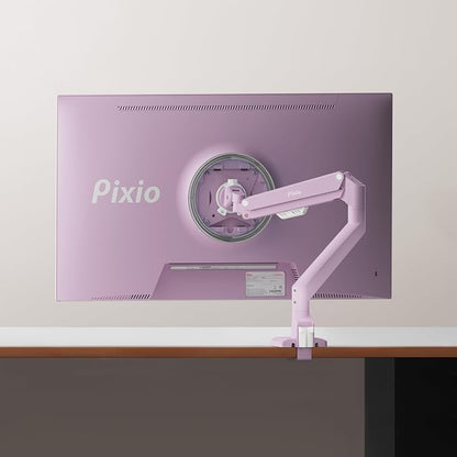 Pixio PS1S Wave Pink Single Monitor Arm Stand Desk Mount - Image 7