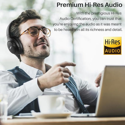 TOZO HT2 Hybrid Active Noise Cancelling Headphones, Wireless Over Ear Bluetooth - Image 2