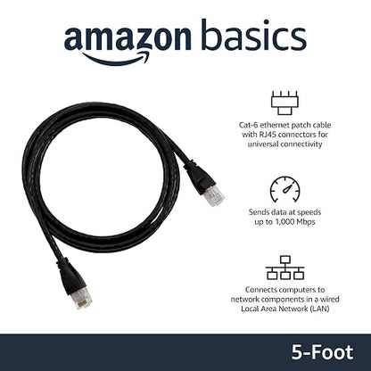 Amazon Basics RJ45 Cat-6 Ethernet Patch Internet Cable - Image 2