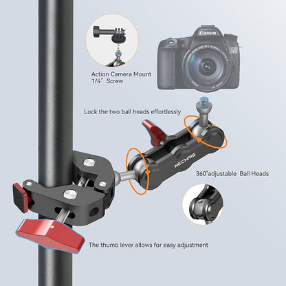 Camera Clamp Mount & 360°Ball Head Magic Arm - Image 2