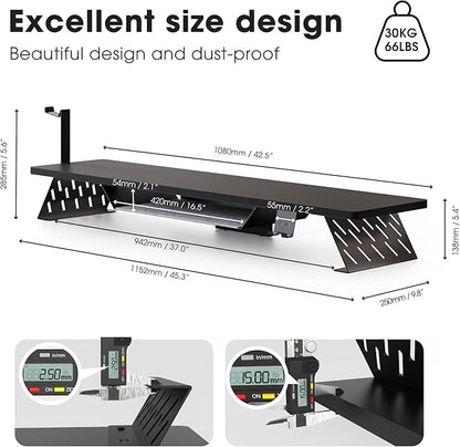 Fenge Dual Monitor Stand, 42.5 Inch Monitor Riser - Image 5