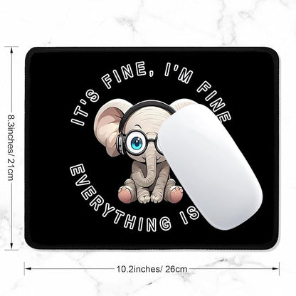 ITNRSIIET Mouse Pad with Stitched Edge Premium Textured Smooth Precise - Image 2