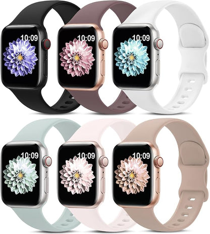 6 Pack Sport Bands Compatible by AMSKY