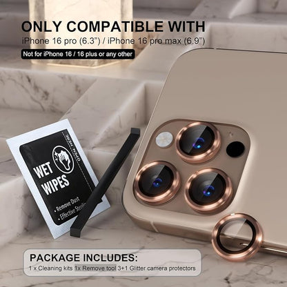 Choiche Compatible for iPhone 16 Pro/iPhone 16 Pro Max Camera Lens Protector - Image 2