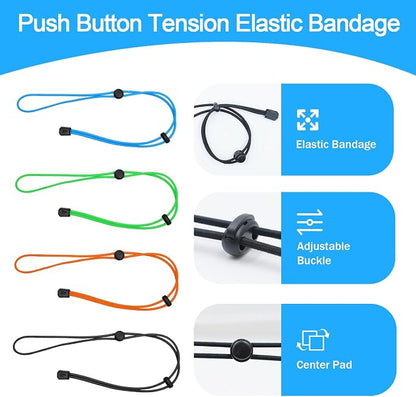 4 Pcs Thickened Fishing Graph Cover Straps, Adjustable Fish Finder Bungee - Image 5