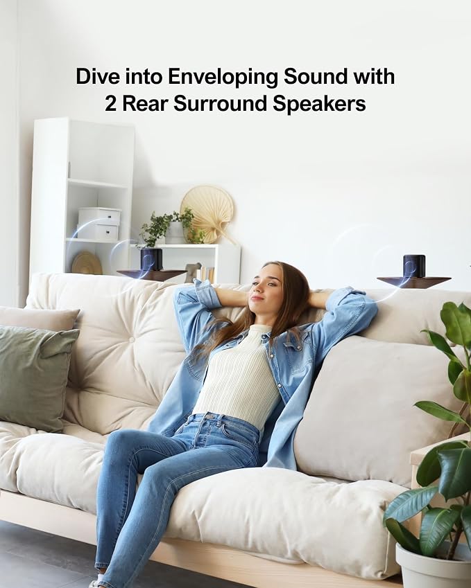 ULTIMEA 5.1ch Sound Bar with Dolby Atmos, Surround Sound System - Image 4