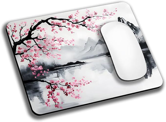 Japanese Cherry Blossom Mouse Pads by EASTSMOOTH