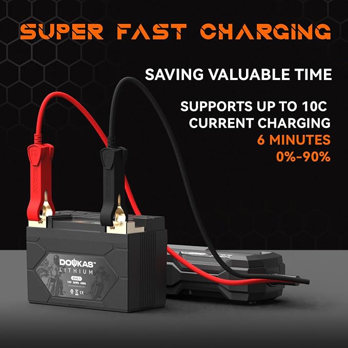 DKL9 450A LiFePO4 Motorcycle Lithium Battery, 12V 3Ah Powersports Battery - Image 7