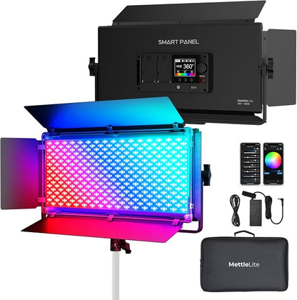 Mettlelite LS800C RGB Light Stick and Mettlelite SPL420C LED Video Light Full - Image 6