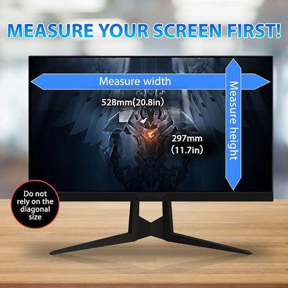 Magnetic 23.8 Inch Computer Screen Privacy Shield, Privacy Screen Filter - Image 6