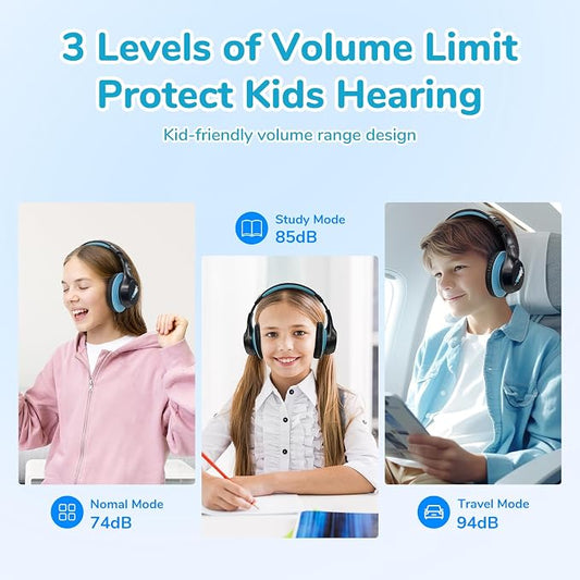 EarFun K4 Kids Bluetooth Headphones, Wireless Headphones - Image 2
