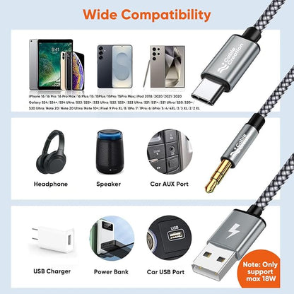 CableCreation USB C to 3.5mm Audio Cable - Image 7