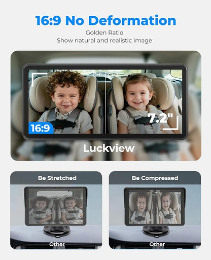 LUCKVIEW BM5PRO 7.2" 1080P HD Baby Car Camera - Image 3