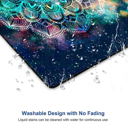 Redragon Galaxy Mandala Gaming Mouse Mat, Square Waterproof Rubber Base Mouse - Image 5