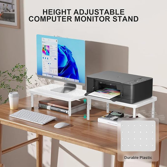 WALI Computer Monitor Stand for Desk, Adjustable Laptop Riser, Desk Monitor - Image 2