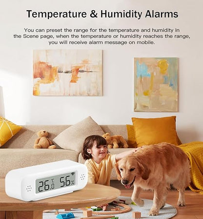 WiFi Thermometer Hygrometer: Smart Temperature and Humidity Sensor, Real-time - Image 3