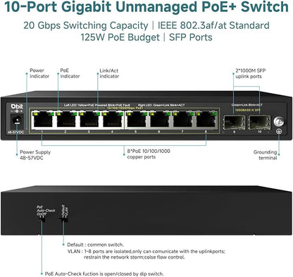 DBIT 10-Port Gigabit Network Switch - Image 6