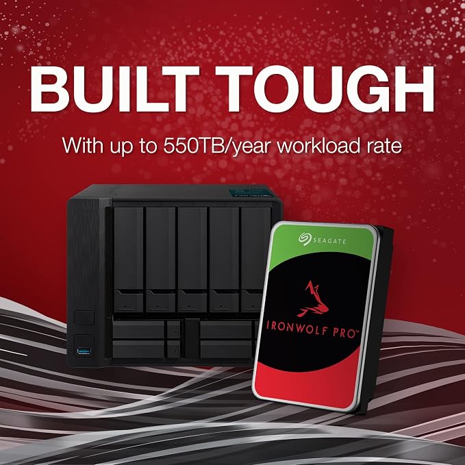 Seagate IronWolf Pro, 8 TB, Enterprise NAS Internal HDD –CMR 3.5 Inch, SATA 6 - Image 4