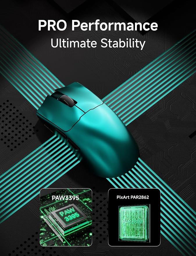 S9 Max Wireless Gaming Mouse, 59G Ergonomic Computer Mouse, Triple Modes - Image 4