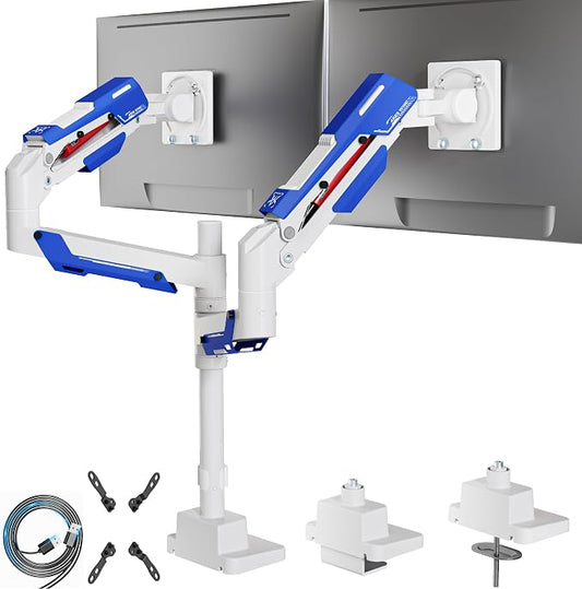 ARES WING Dual Monitor Mount, Adjustable Stacked Monitor Stand by ARESWING