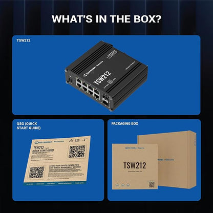 Teltonika TSW212 Industrial Managed Ethernet Switch - Image 4