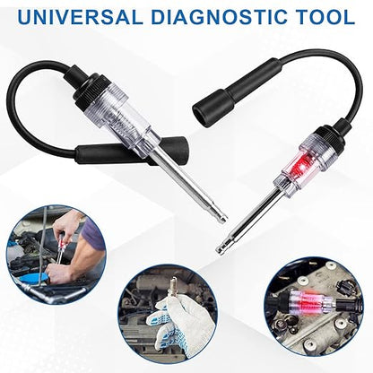 2PCS Inline Spark Plug Testers, Small Armature Diagnostic Detector Tool - Image 7