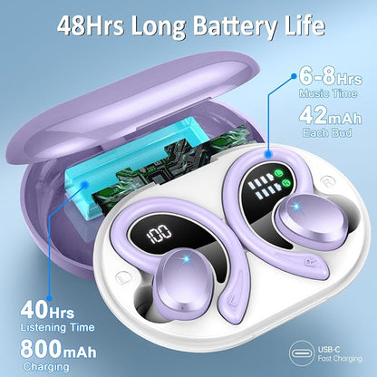 Wireless Earbud, 48H Running Wireless Earphones - Image 4