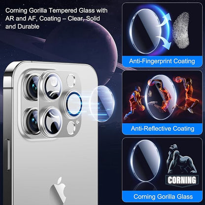 Esanik 2023 Upgrade 2 Pack for iPhone 14 Pro/iPhone 14 Pro Max Camera Lens - Image 2