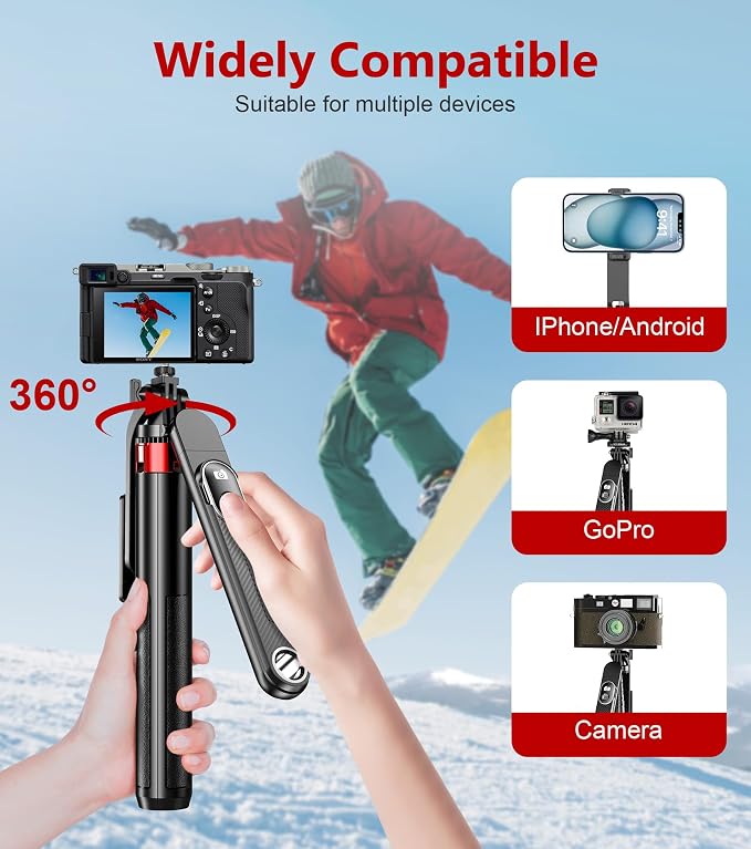 Huryfox Selfie Stick Phone Tripod - Image 3