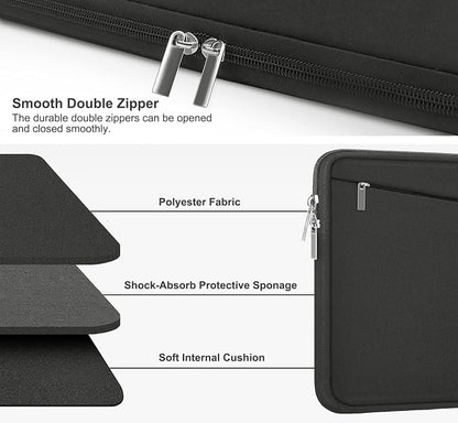 15.6 inch Laptop Case, Durable Computer Carrying Bag Protective Case Briefcase - Image 3
