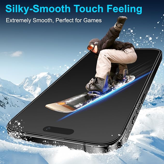Mothca 2 Pack Matte Glass Screen Protector - Image 4