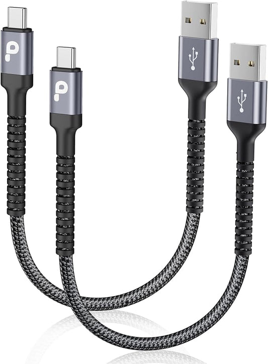 PRAKIE USB C Cable Fast Charging, Short USB Type C Charging Cord Compatible by PRAKIE