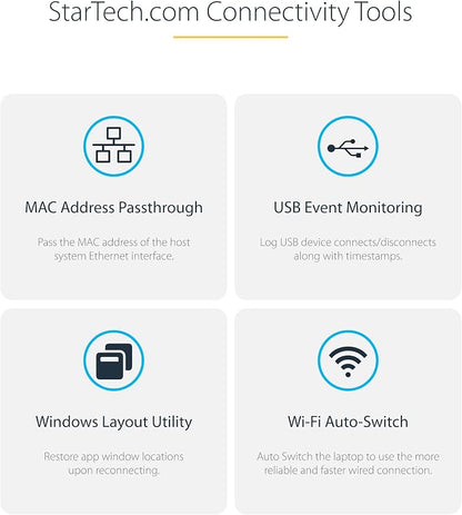 StarTech.com USB-C / USB-A Hybrid Docking Station - Image 8