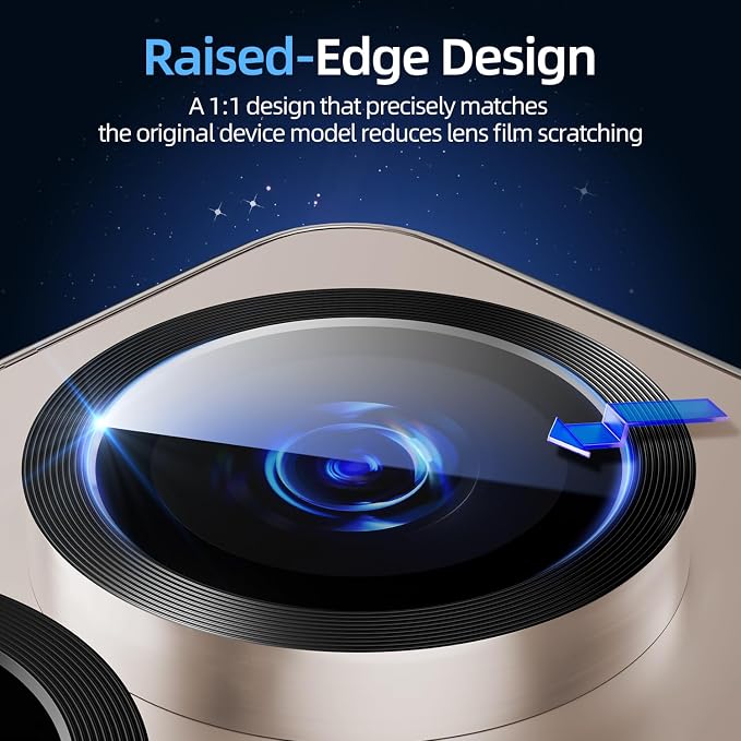 X-it Camera Lens Protector for Samsung S25, 9H Tempered Glass, Independent - Image 5