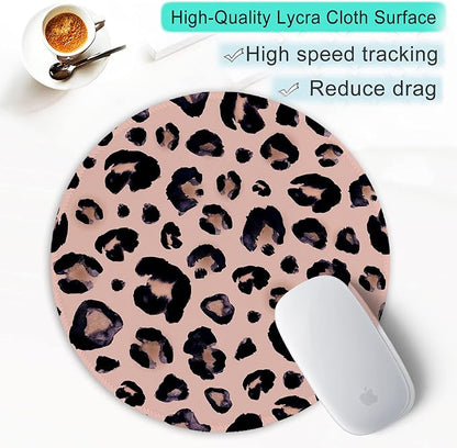 ITNRSIIET Round Mouse Pad with Stitched Edge Premium-Textured Waterproof - Image 6