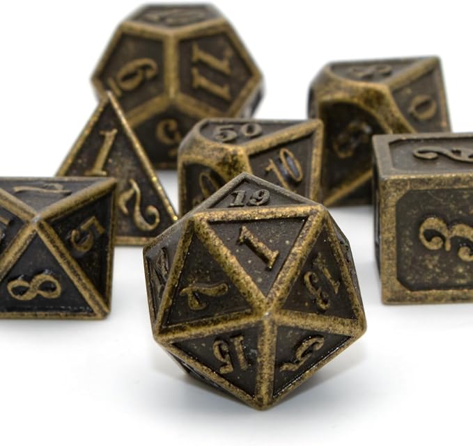 Metal Dice Set, HNCCESG Polyhedral D&D Dice - Image 8