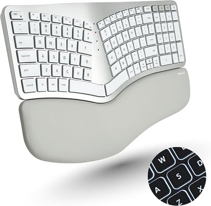 Macally Bluetooth Ergonomic Keyboard, Wireless Split Keyboard, Carpal Tunnel - Image 8