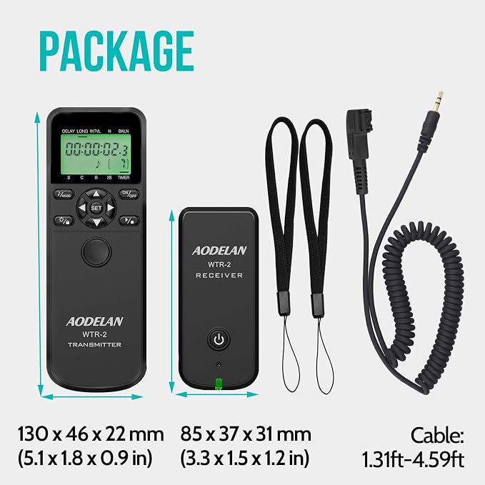Wireless Shutter Camera Remote Intervalometer Timer Compatible - Image 8