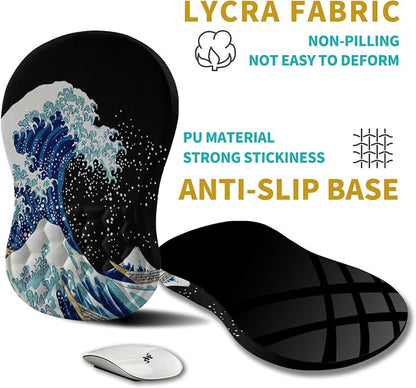 Hokafenle Ergonomic Mouse Pad Wrist Support, Wrist Rest Mousepad - Image 5