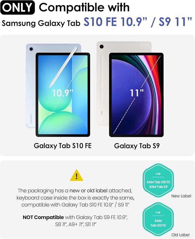 Nillkin for Samsung Galaxy Tab S10 FE 10.9” / S9 11" Case - Image 2