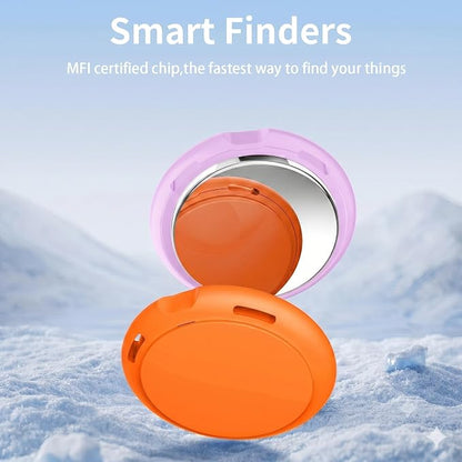 2 Pack Tracker Tags Pair with Apple Find My Bluetooth Air Smart Tags Key Finder - Image 2