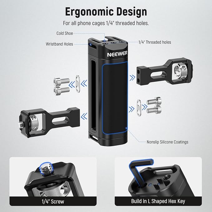 NEEWER Upgraded Phone Rig Vlogging Kit, Video Stabilizer - Image 6