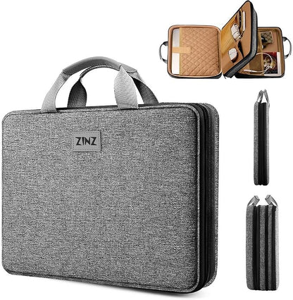 ZINZ Slim Expandable Laptop Case 15.6 Inch Sleeve Upgraded Protective Durable by ZINZ
