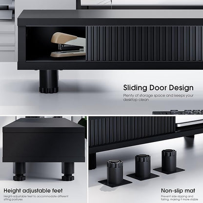 Fenge Dual Monitor Stand, 42.5inch Long Monitor Stands Riser - Image 2