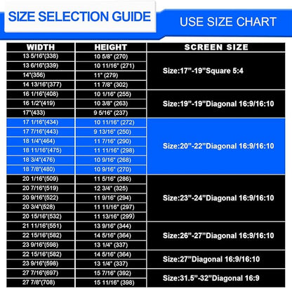 Computer Privacy Screen Filter 21.5 Hanging Monitor Privacy Screen Protector - Image 6