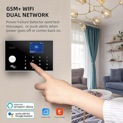WiFi and 3/4G GSM Home Burglar Security Alarm System Auto Dial - Image 2