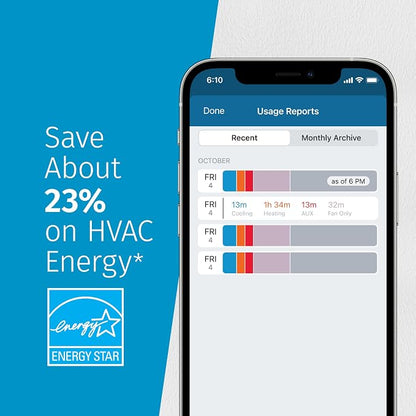 Sensi Lite Smart Thermostat, Programmable, Easy DIY, Works - Image 8